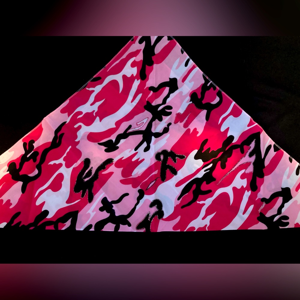 New Couture camouflage Diva Rag (Head Scarf)